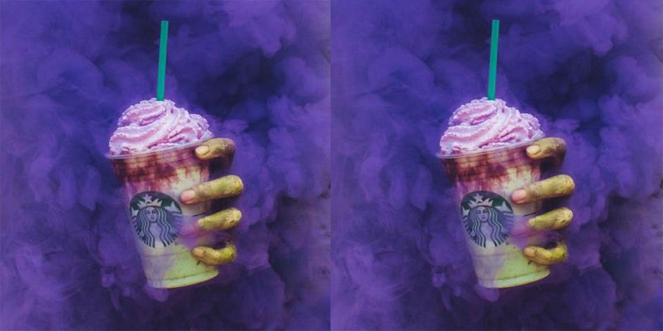 <p>Appearing during the Halloween season of 2017, the Zombie Frappuccino was actually only available from October 26 to October 31 in select locations throughout the United States and Canada. Made with Frappuccino Crème and infused with flavors of tart apple and caramel and topped with pink whipped cream and red mocha drizzle, the drink was the brand's attempt at recreating the success of its Unicorn Frappuccino from earlier in the year.</p>