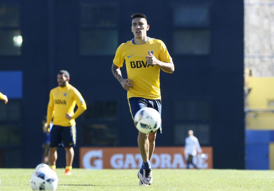 Ricardo Centurion. Entrenamiento de Boca Juniors. 17 de agosto de 2016. Complejo Pedro Pompilio. Foto: Javier Garcia Martino / Photogamma. Foto: Javier Garcia Martino / Photogamma (5673_17082016boca12.)