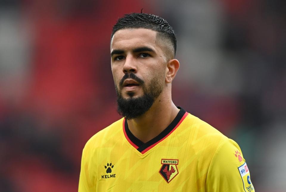 Watford’s Imran Louza has been charged by the FA  (Getty Images)