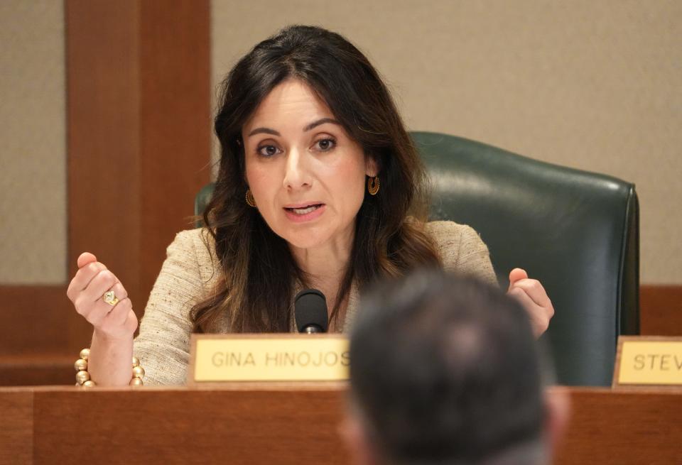 Rep. Gina Hinojosa, D-Austin, weighs in on the bill, which opponents fear will hurt public schools.