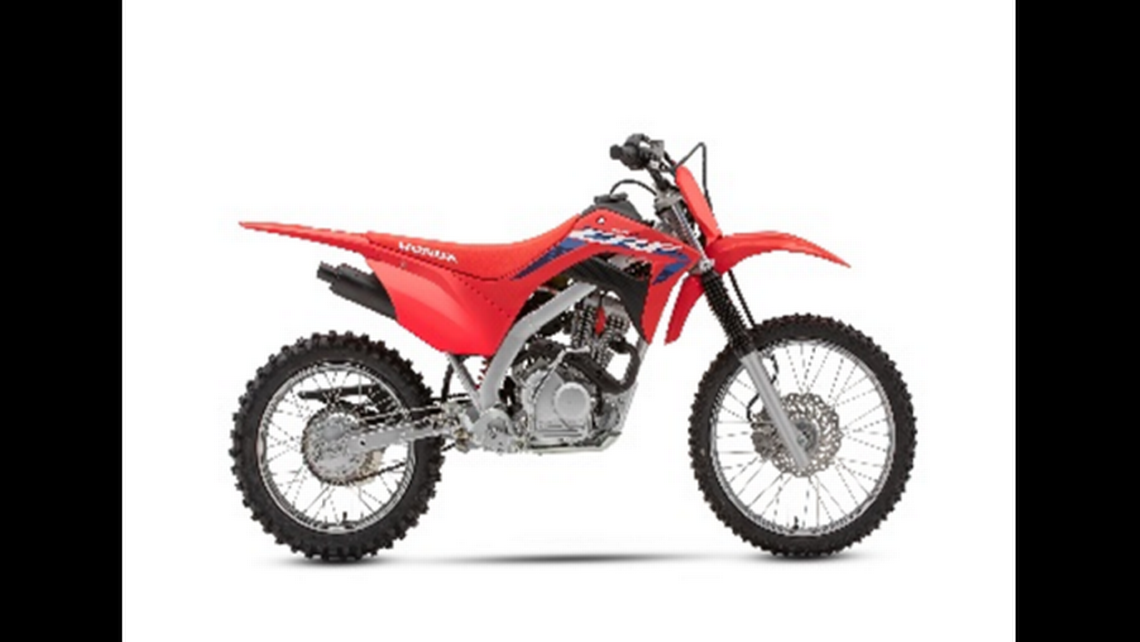 Recalled Honda off road motorcycle, model CRF125F