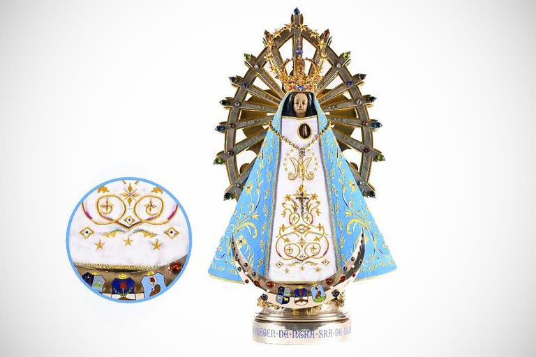 El nuevo manto de la Virgen de Luján