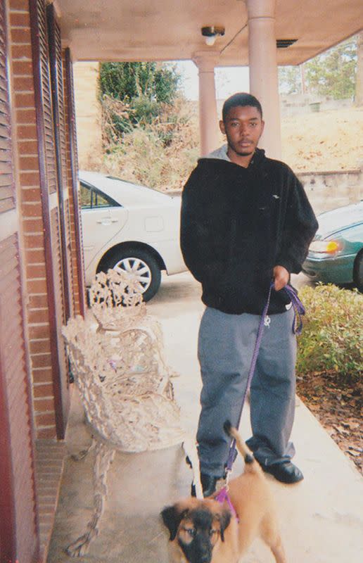 An undated handout photo taken in unknown location showing Khari Illidge, who died in 2013 after police in Phenix City, Alabama shocked him repeatedly with a stun gun and then immobilized him in a "hogtie" position