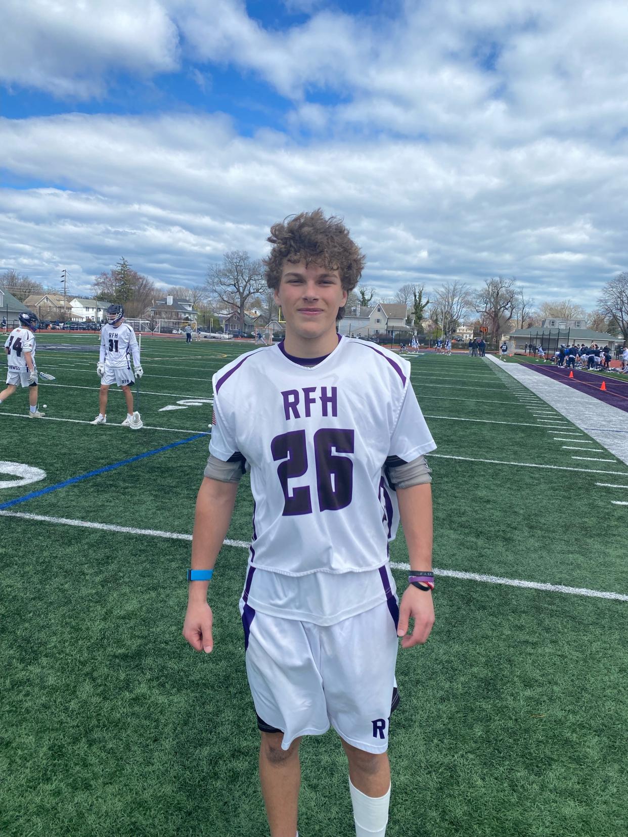 Rumson-Fair Haven's defenseman Troy Monte