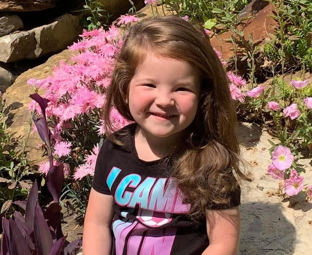 Evangaline Gunter, 4, was fatally shot in Tennessee on Sunday.