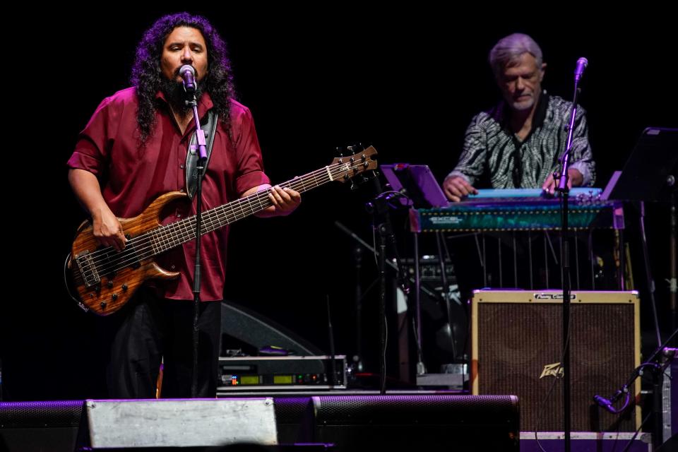 The Los Lonely Boys perform during the Tribute to Ronnie Milsap concert at Bridgestone Arena in Nashville, Tenn., Tuesday, Oct. 3, 2023.