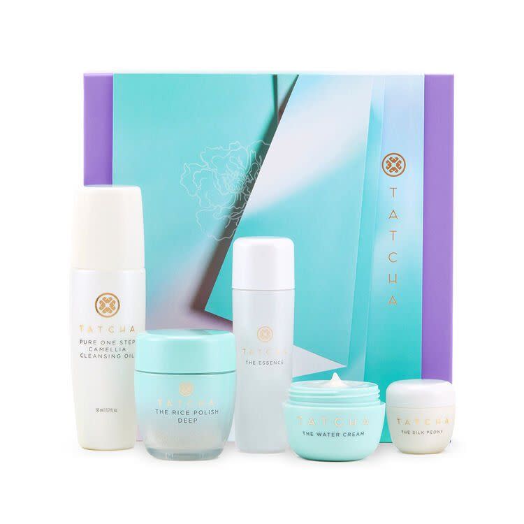 <p><strong>Tatcha</strong></p><p>tatcha.com</p><p><strong>$68.00</strong></p><p><a href="https://go.redirectingat.com?id=74968X1596630&url=https%3A%2F%2Fwww.tatcha.com%2Fproduct%2FSA00012T.html&sref=https%3A%2F%2Fwww.womenshealthmag.com%2Flife%2Fg39051366%2Fmeghan-markle-valentines-day-gift-guide-the-tig%2F" rel="nofollow noopener" target="_blank" data-ylk="slk:Shop Now" class="link ">Shop Now</a></p><p>Meghan is a known Tatcha fanatic, so it's hardly surprising that she suggests gifting this two-week trial kit, filled with some of her "absolute favorite products."<br></p>