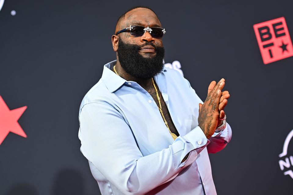 Rick Ross attends the 2022 BET Awards at Microsoft Theater on June 26, 2022 in Los Angeles, California.