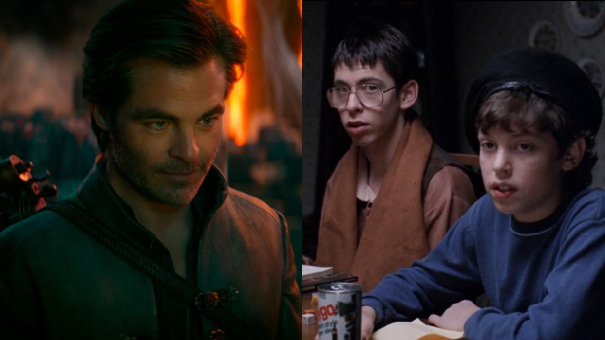  Chris Pine in Dungeons and Dragons, and Bill and Sam in Freaks and Geeks 