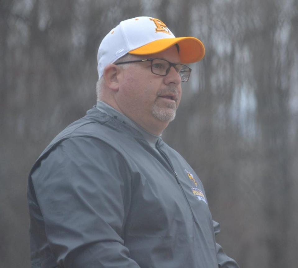 Pellston softball coach Randy Bricker, who guided the Hornets to a district title last June, is now in his second season with the program.