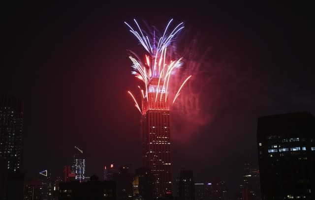 Empire State Building Fourth of July