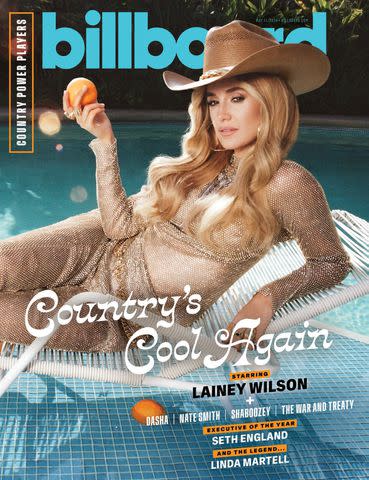 <p>Joelle Grace Taylor</p> Lainey Wilson on the cover of Billboard