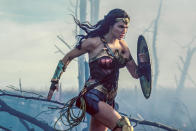 <p>The greatest female comic character is ready for her close-up in this <a rel="nofollow" href="https://www.yahoo.com/movies/tagged/patty-jenkins" data-ylk="slk:Patty Jenkins" class="link ">Patty Jenkins</a>-helmed origin story that tells how Amazon warrior-princess Diana (<a rel="nofollow" href="https://www.yahoo.com/movies/tagged/gal-gadot" data-ylk="slk:Gal Gadot" class="link ">Gal Gadot</a>) became a star-spangled superhero — and hopes to win over critics after a string of DC disappointments. | <a rel="nofollow" href="https://www.yahoo.com/movies/movie-sneak-peek-wonder-woman-120000497.html?soc_src=mail&soc_trk=ma" data-ylk="slk:Watch trailer;outcm:mb_qualified_link;_E:mb_qualified_link;ct:story;" class="link  yahoo-link">Watch trailer</a> (Photo: Warner Bros.) </p>
