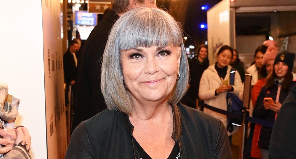 A close up of actor Dawn French