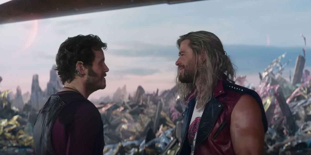 thor and star lord in love and thunder