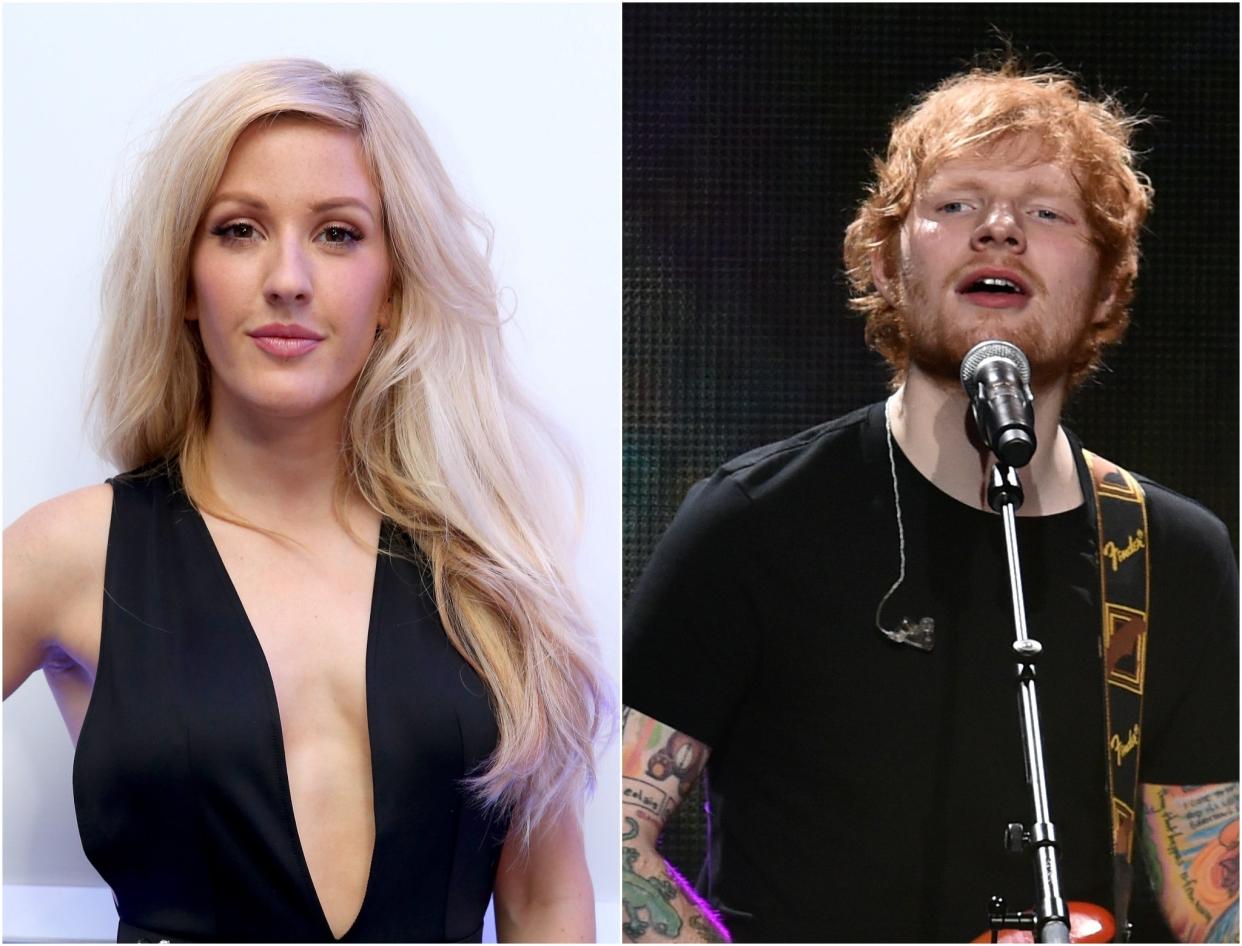 Ellie Goulding has long-been rumoured to be the subject of Ed Sheeran's song, 'Don't': Getty