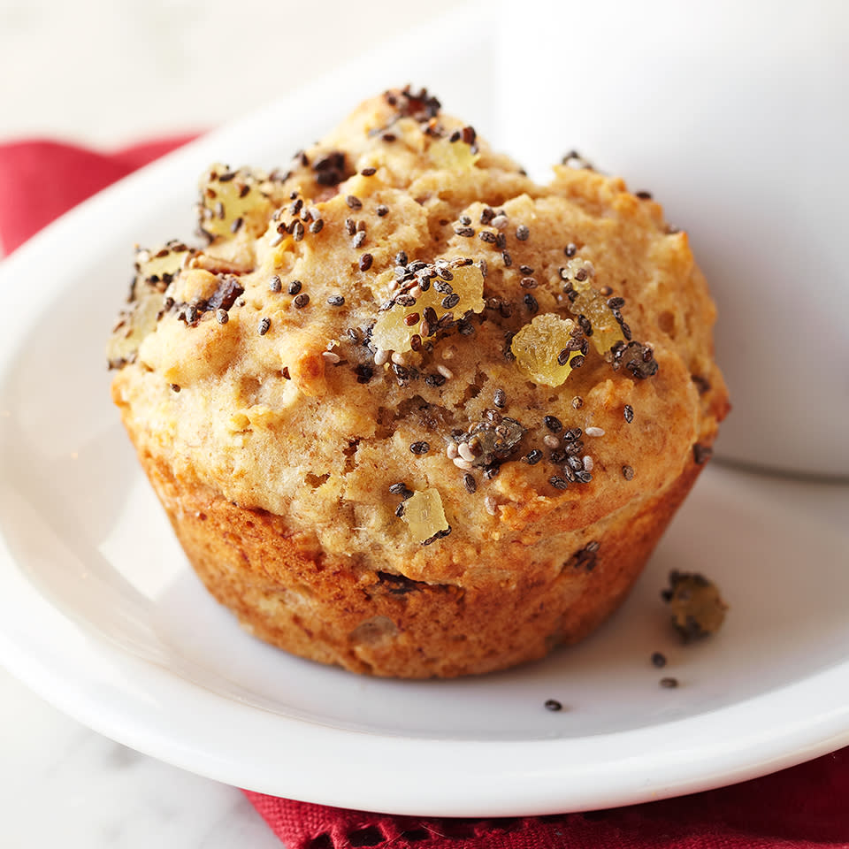 Banana-Fig Ginger Muffins