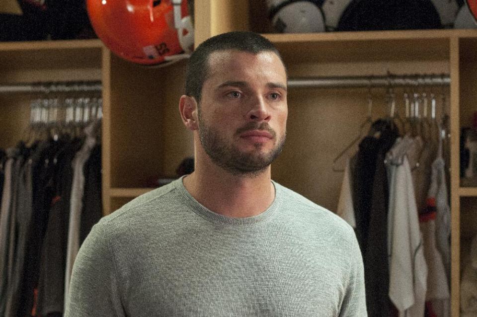 This image released by Summit Entertainment shows Tom Welling in a scene from "Draft Day." (AP Photo/Summit Entertainment, Dale Robinette)