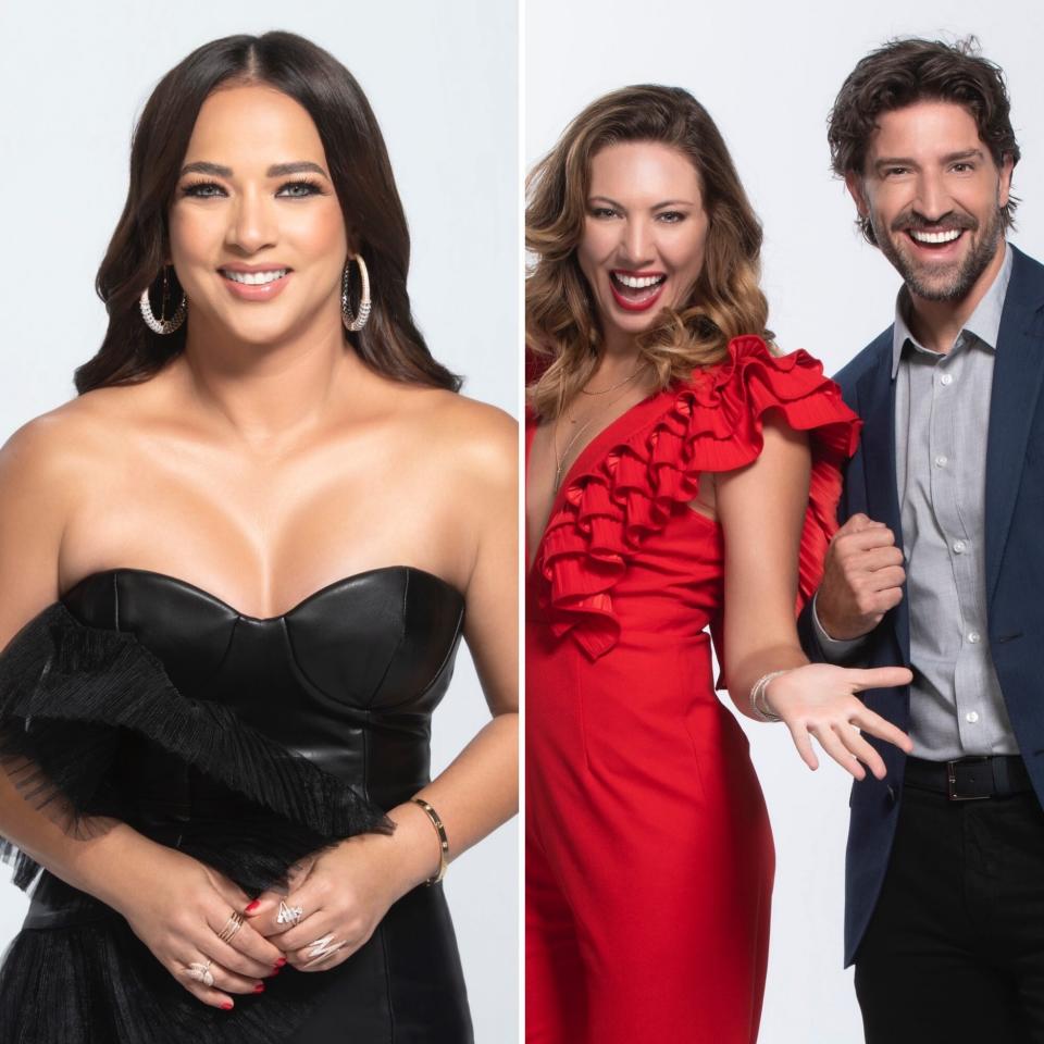 <em>Telemundo (x2) </em> Adamari López; David Chocarro y su esposa Carolina Laursen