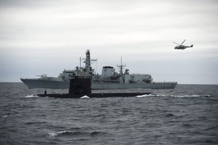 NATO's Dynamic Mongoose anti-submarine exercise in the North Sea off the coast of Norway, May 4, 2015. REUTERS/Marit Hommedal/NTB Scanpix