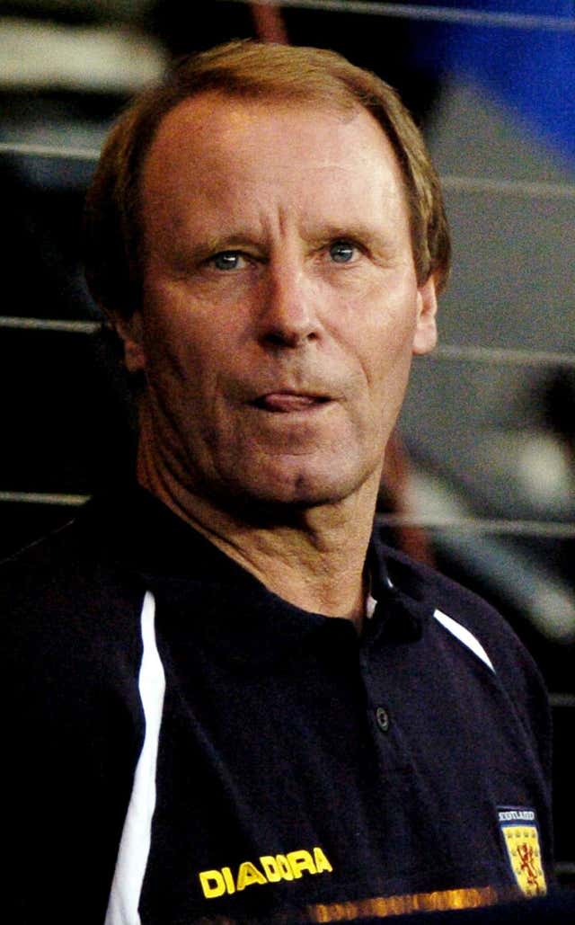 Vogts before Scotland's World Cup qualifier against Slovenia (Andrew Milligan/PA)