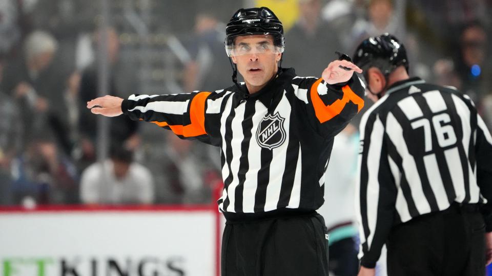 The NHL playoffs are more full of high-stakes calls than they've been in recent memory. (Ron Chenoy/USA TODAY Sports)