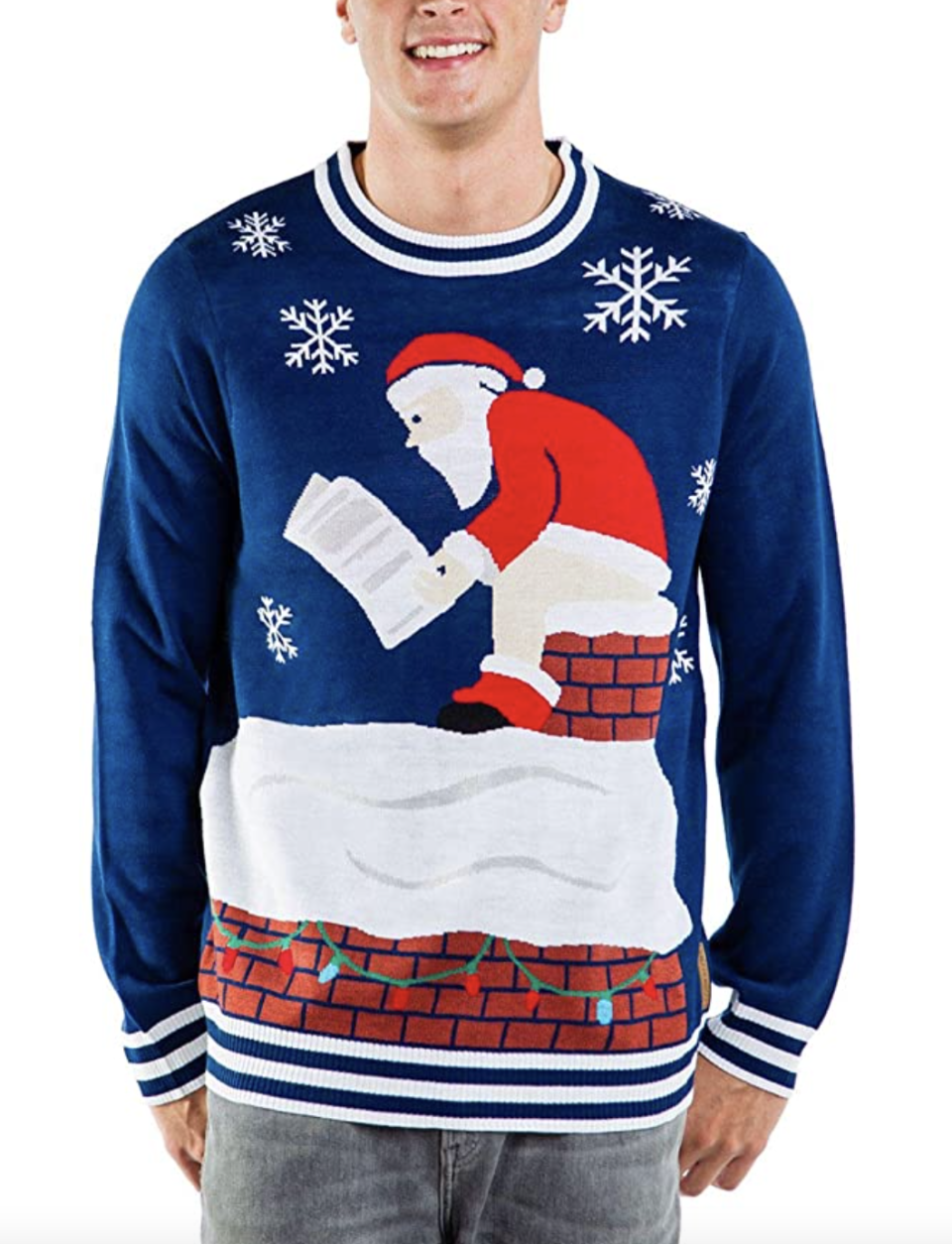 joke christmas sweater santa