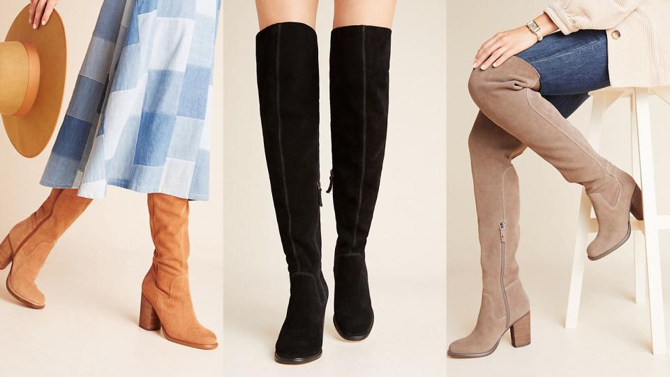 These over-the-knee boots are hot as hell and will make your fall even sexier.