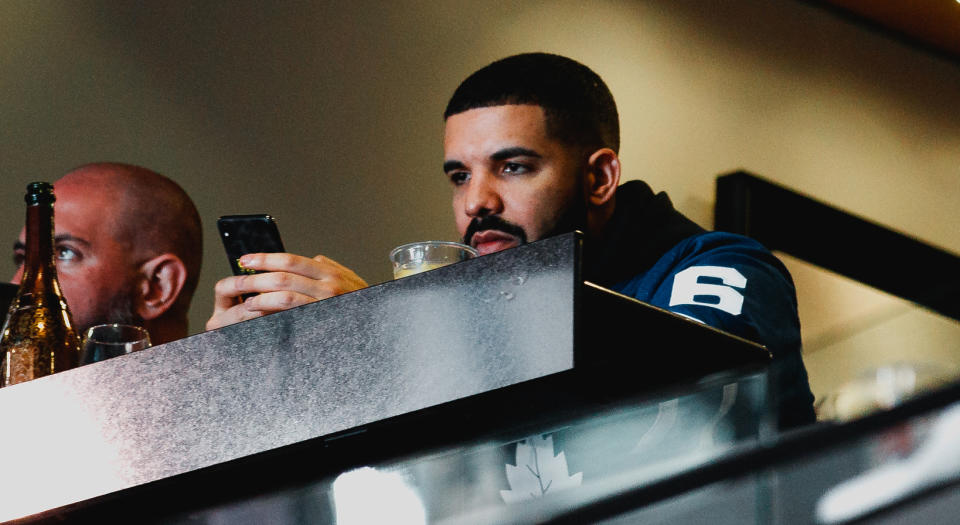 Drake was in attendance for Toronto’s Game 4 loss to Boston.