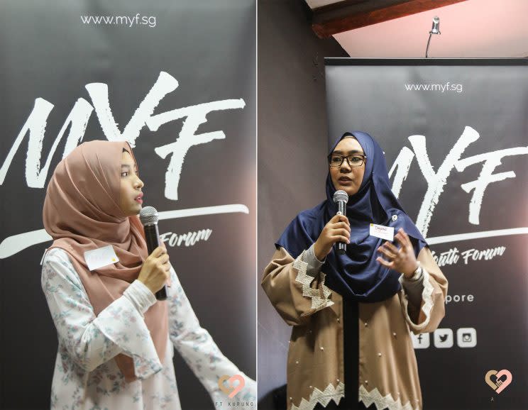 [L] Maisurah Mokhsin and [R] Dayana Mahiuddin founded 