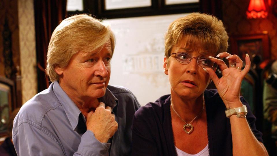 Ken and Deirdre in Coronation Street