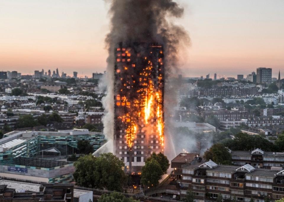 The fire at Grenfell Tower (JEREMY SELWYN)