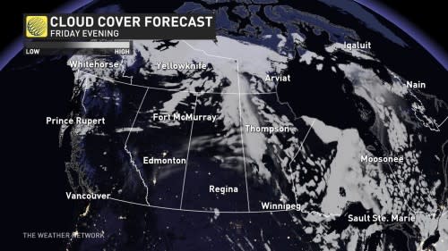 May 10 2024 Aurora Western Canada Clouds