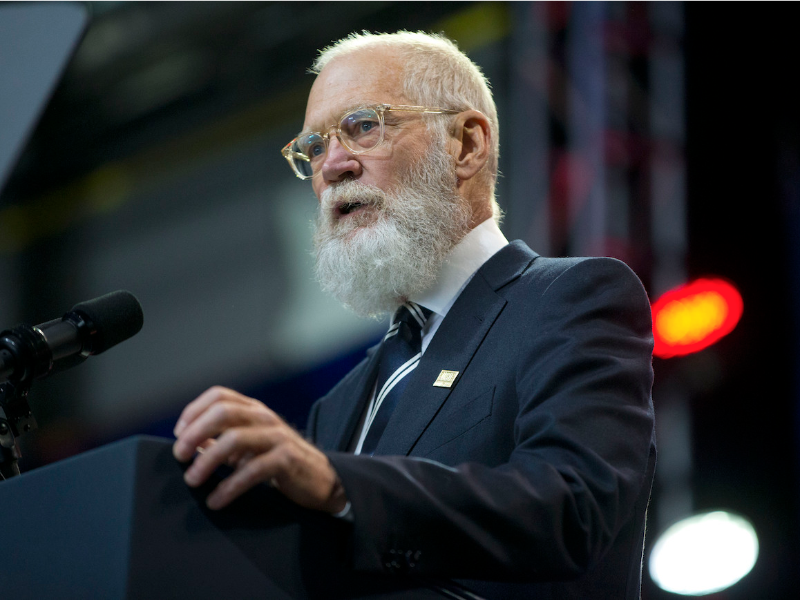 david letterman beard ap images