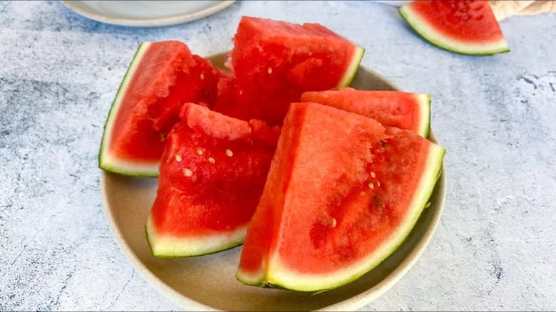 vodka-spiked watermelon