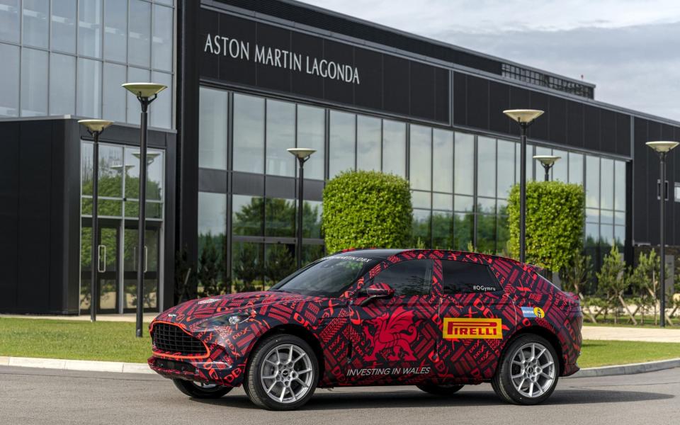 DBX SUV - Aston Martin/PA