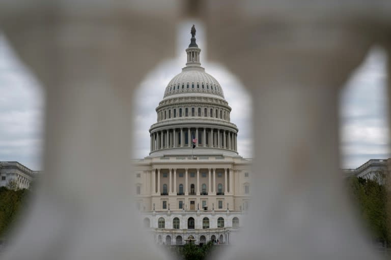 El Capitolio de Estados Unidos, sede del Congreso, en Washington, el 20 de abril de 2024 (Drew ANGERER)