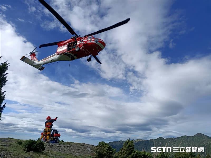 空勤直升機到馬博橫斷進行救援。圖為示意圖。（圖／資料照）