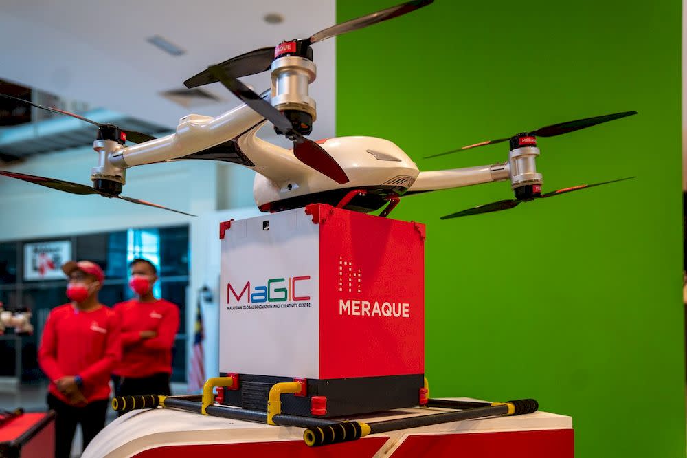 Malaysians can look forward to drones delivering consumer goods in the foreseeable future. — Picture courtesy of MaGIC