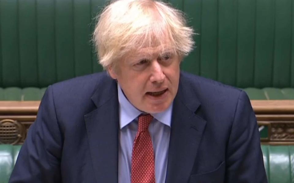 Boris Johnson has said 'we are doing a review right now' - AFP