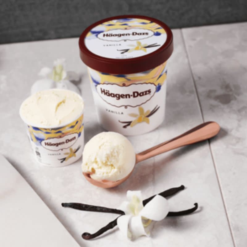 ▲Häagen-Dazs哈根達斯經典香草口味廣受歡迎。（圖／翻攝自Häagen-Dazs哈根達斯官網）