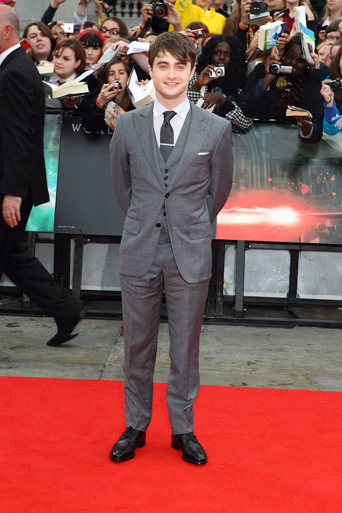 Harry Potter and the Deathly Hallows Part 2 UK Premiere 2011 Daniel Radcliffe
