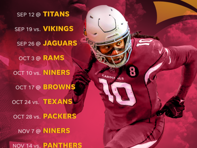 arizona cardinals 2022 schedule