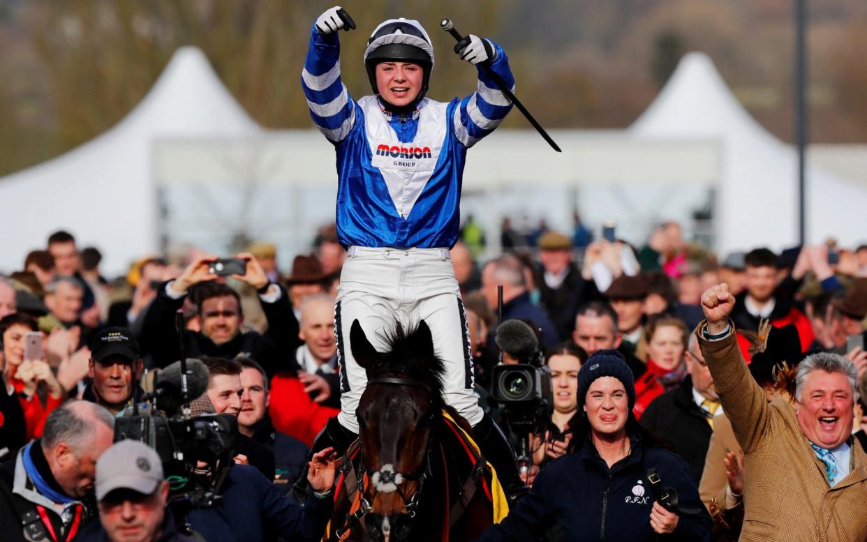 Bryony Frost's victory on Frodon at Cheltenham last week made headline news - REUTERS