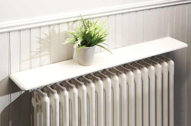Install a radiator shelf to warm up your room