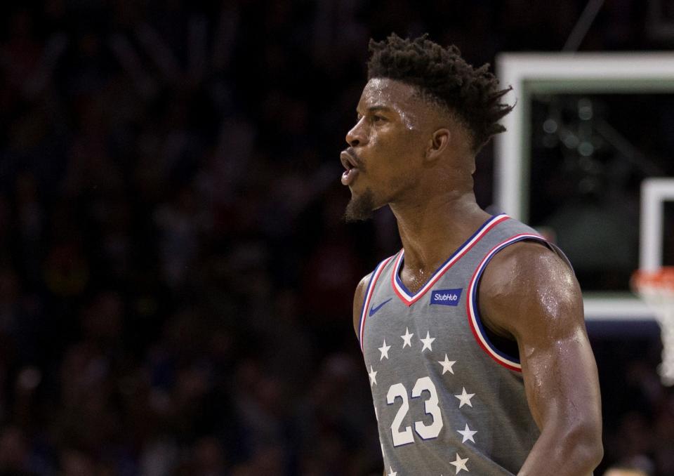 Jimmy Butler might have just had the best 30 seconds of any player this season. (Getty Images)