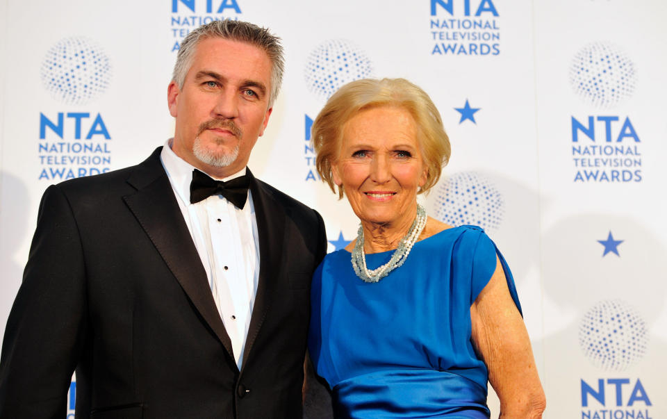 Paul Hollywood and Mary Berry were judges on the original cast of "The Great British Baking Show." (Photo: Dave M. Benett via Getty Images)