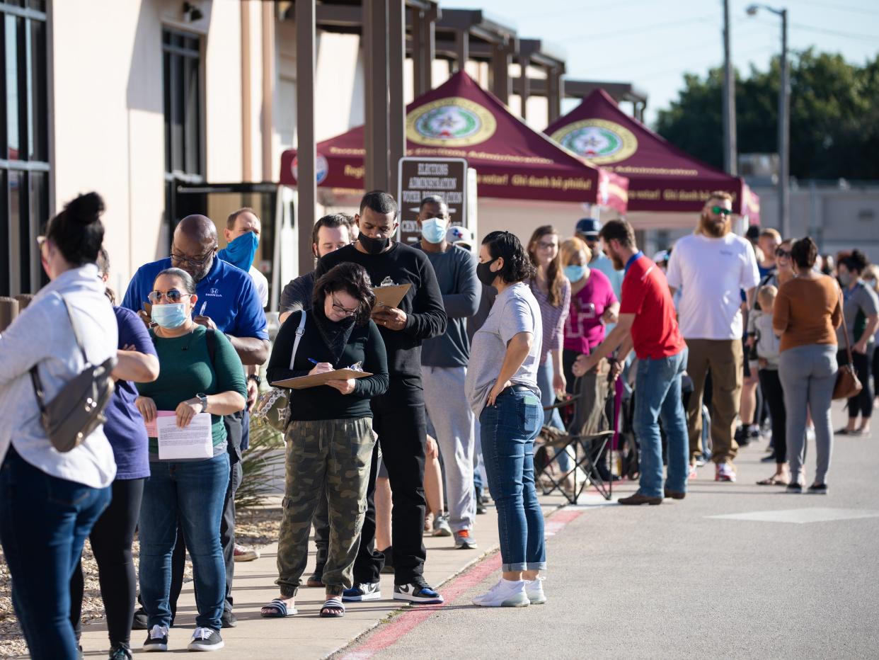 Tarrant County Elections Center Line