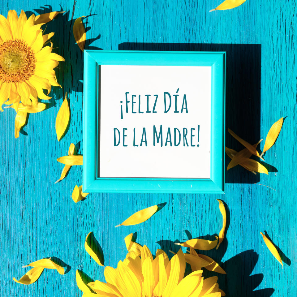 Un cartel para el Día de la Madre deseando feliz día. (Foto: Getty)