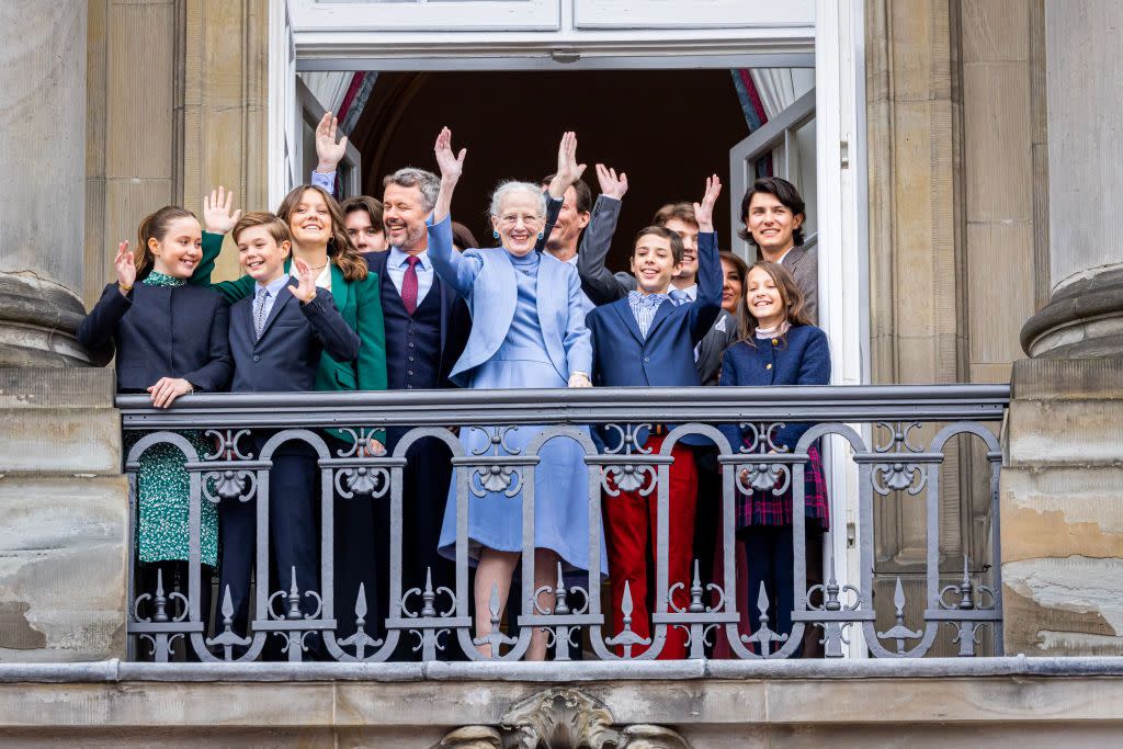 danish royal family celebrates queen margrethe's birthday